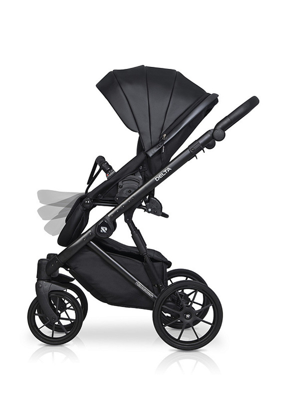 Детская коляска Riko Basic Delta Ecco 2 в 1 15 black