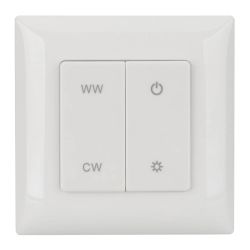 Панель SMART-P48-MIX-P-SUF (3V, 1 зона, Knob, 2.4G) (Arlight, Пластик) 028302