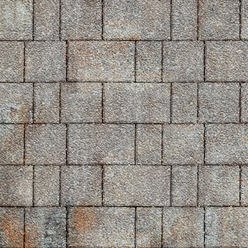 Тротуарная плитка Новый город Рид, 80 мм, Colormix Берилл, native