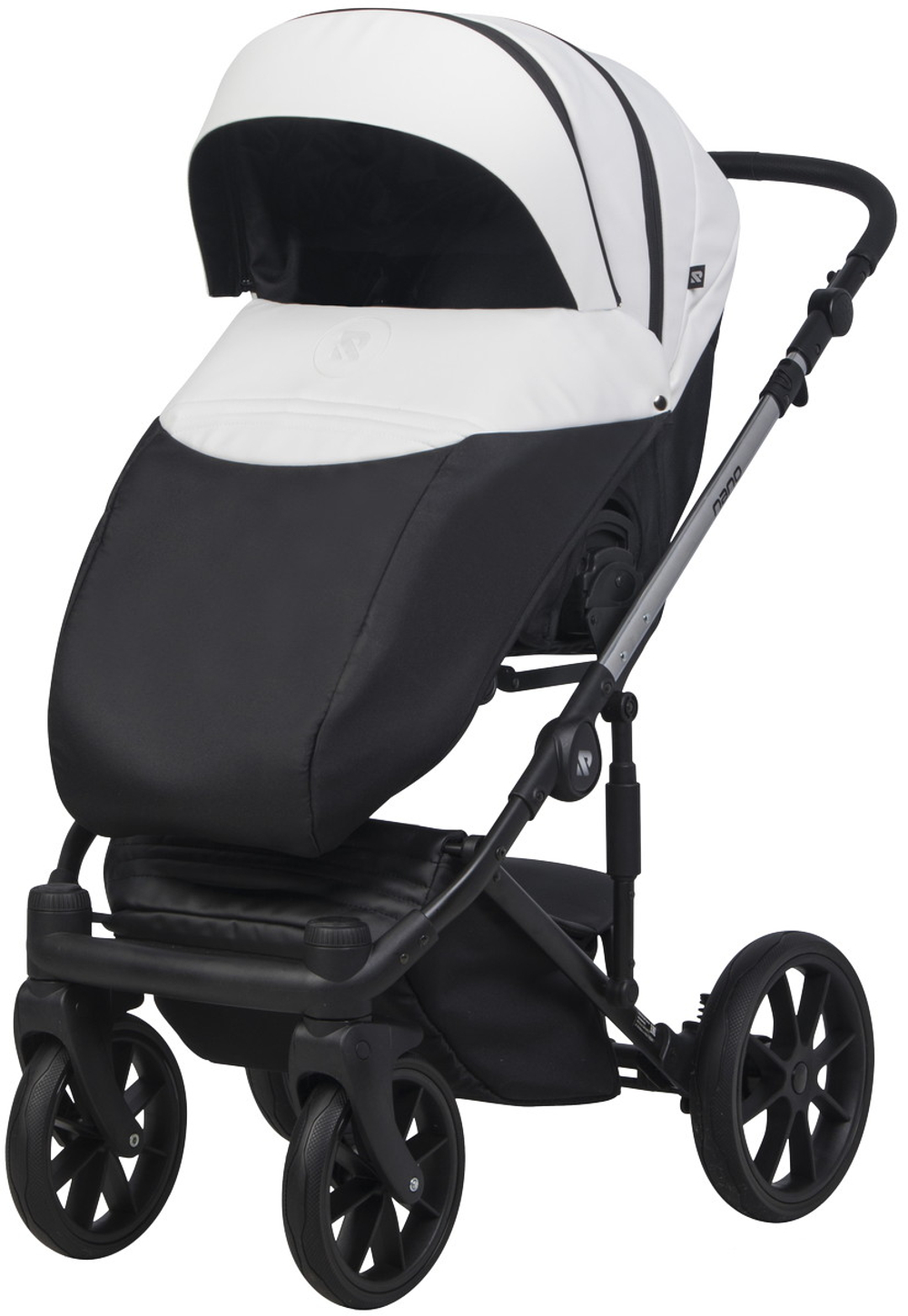 Детская коляска Riko Nano Thermo Ecco 3 в 1 с автокреслом Rant Cruise Grey 02 White (белый)