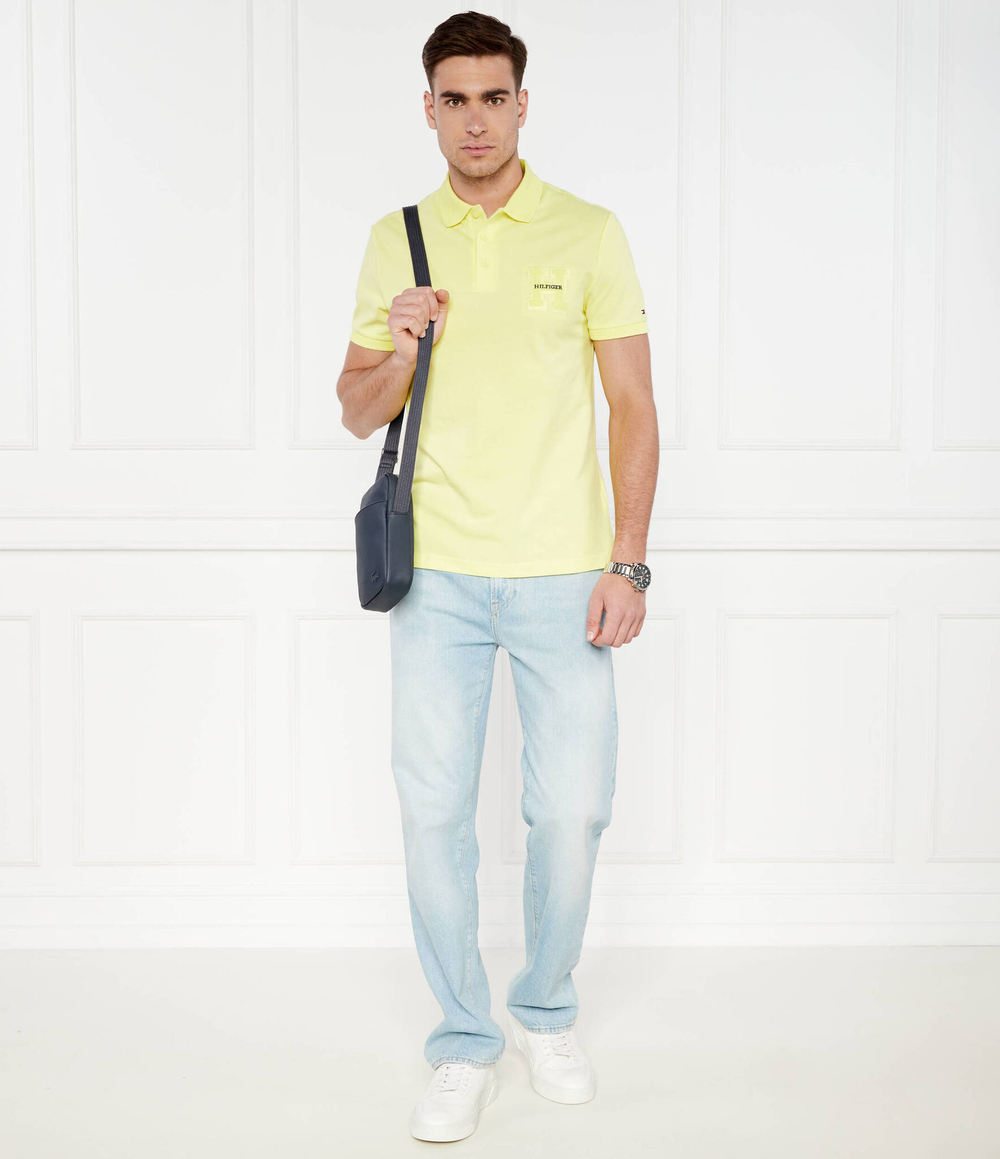 Поло Boucle Embro Tommy Hilfiger - желтый(MW0MW34771)