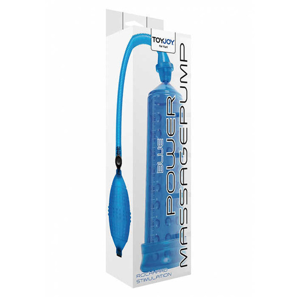 Помпа Power Massage Pump W. Sleeve Blue (Цвет: голубой)