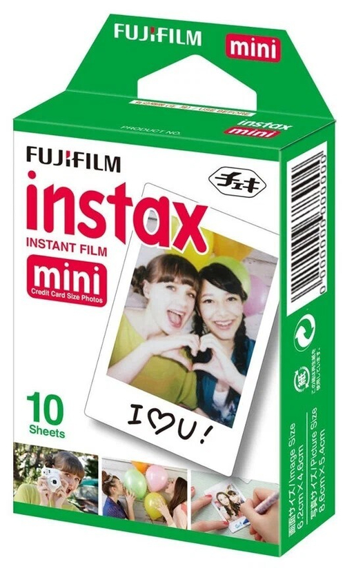 Fujifilm Instax Mini, 100 г, 10 шт., белая