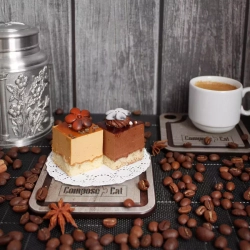 Подставка для кухонных аксессуаров 10х10см ComposeEat ProFashion травертин капучино