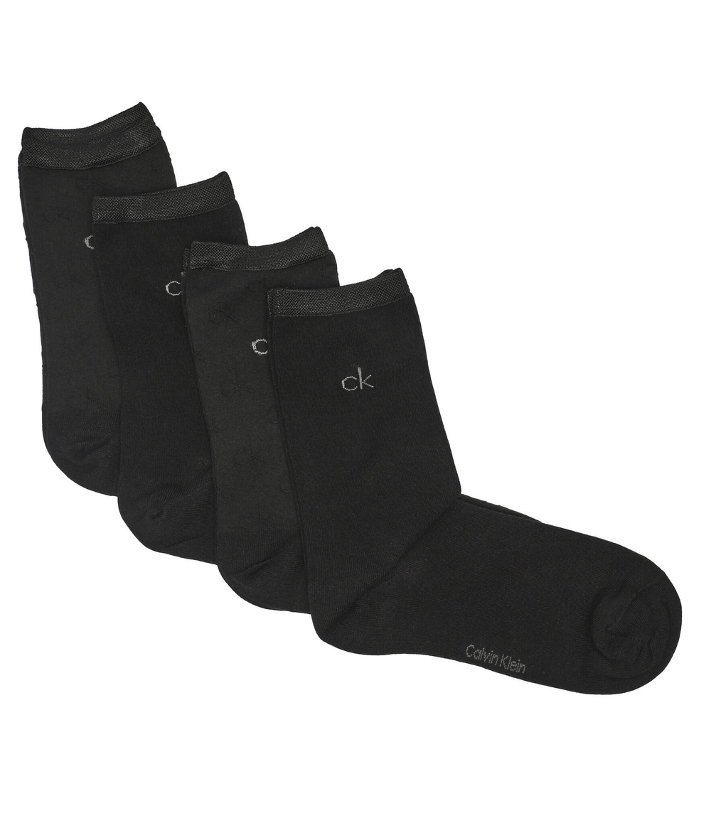 Носки 4 пары Calvin Klein - черный(701229441)