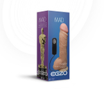 Телесный вибратор-реалистик с присоской Mad Oscar - 23.5 см. (Цвет: телесный)