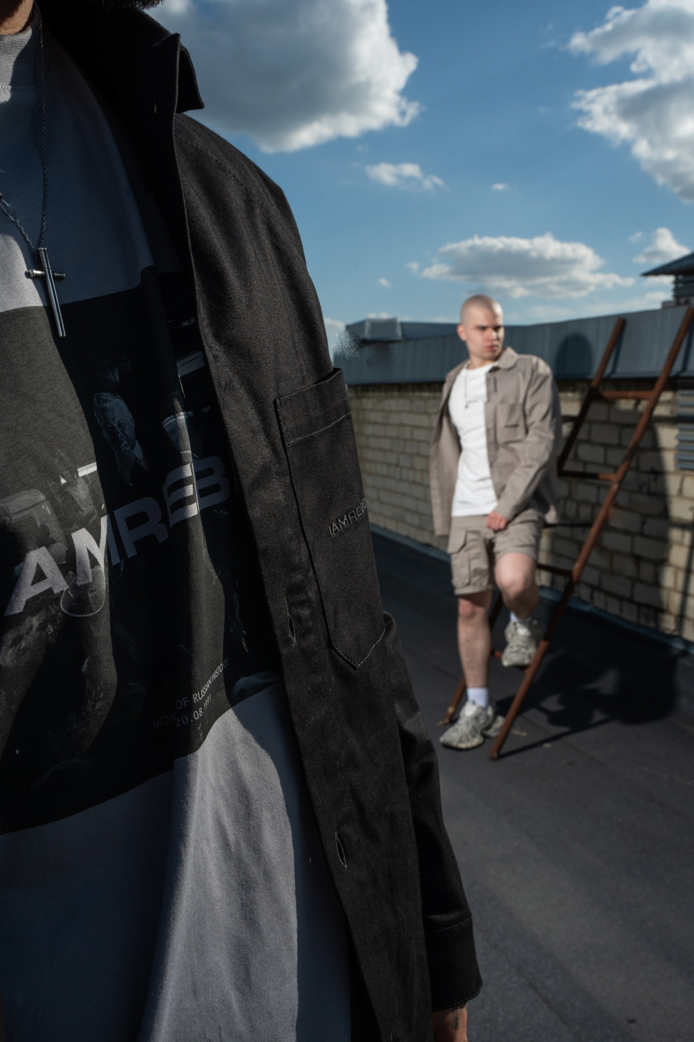 Рубашка IAMREBEL Элемент Черный
