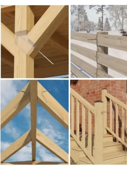 Саморез конструкционный потай 5,0х50, 80 шт