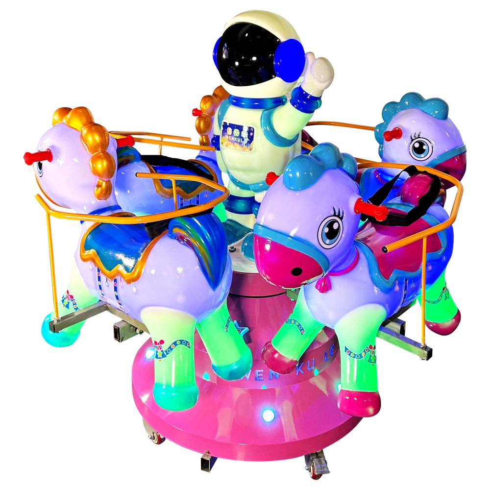 Аттракцион карусель "Космические пони"