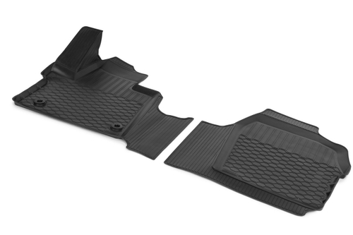 Коврики в салон автомобиля передние Rival для Citroen Jumpy III поколение 2016-н.в./Peugeot Expert III поколение 2016-н.в., полиуретан, с крепежом, 2 части, 14304001