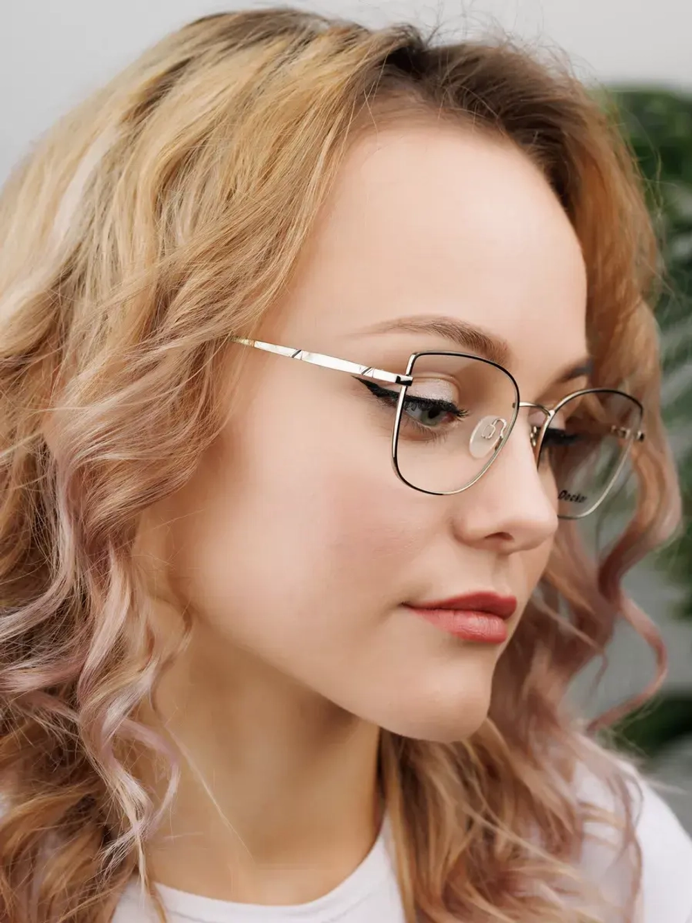 Оправа для очков для зрения металлическая брендовая