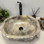Раковина из оникса Erozy Grey EO-62225 55*42*15 0094