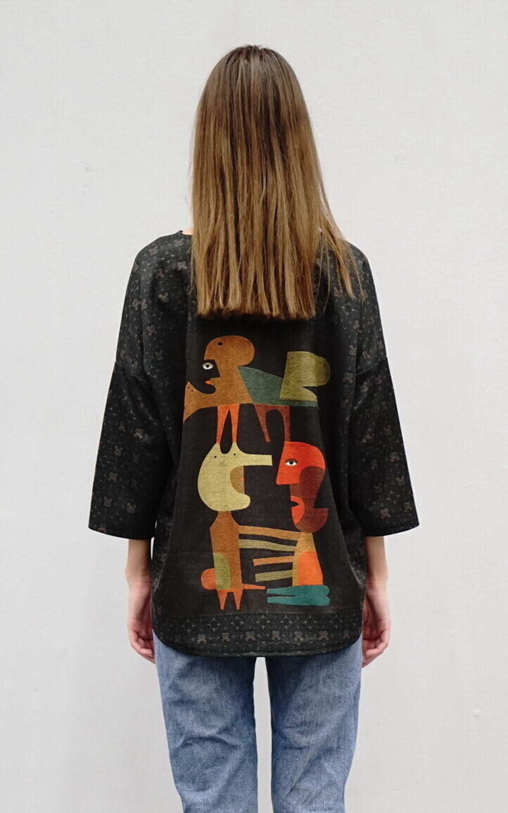 Туника "Эпатаж", по мотивам живописи художника Виктора Браунера