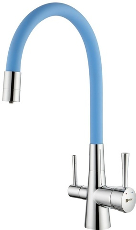 Смеситель Lemark Comfort LM3075C-SkyBlue для кухни с подключением к фильтру с питьевой водой