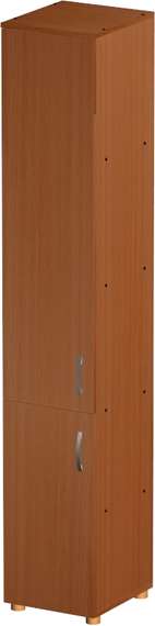 Стеллаж узкий закрытый 2 двери