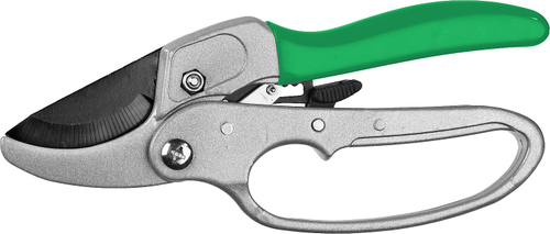 PC-33 Секатор с алюминиевыми рукоятками, с эфесом, контактный, 200 мм, РОСТОК