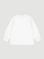 Лонгслив оверсайз Mjölk White, из плотного хлопка, уценка