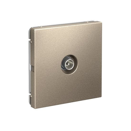 Розетка телевизионная оконечная TV ArtGallery 1дБ механизм шампань SE GAL000591