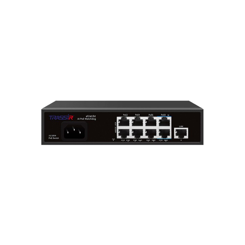 TR-NS1109-120-8PoE PoE коммутатор Trassir