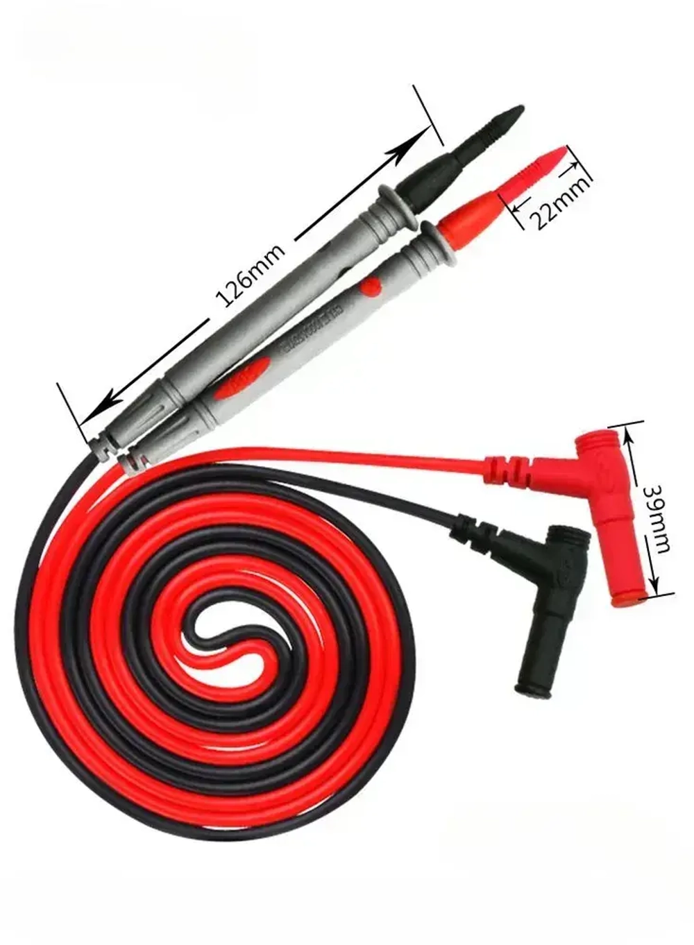 высокоточные зонды с золотым покрытием с острыми советами,1000V 20A номинальный, идеально подходит для цифровых мультиметров