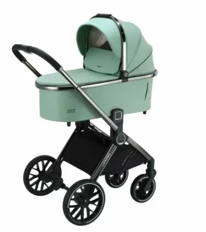 Детская коляска Luxmom 777 2в1 зеленый