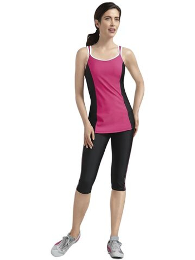 Топ бюстгальтер спортивный для фиксации экзопротезов после мастэктомии, р. M Amoena