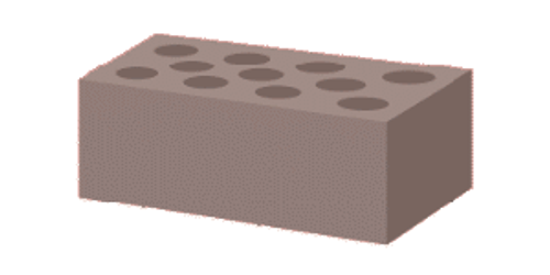 Кирпич силикатный Гулькевичи коричневый Гранд утолщенный пустотелый лицевой