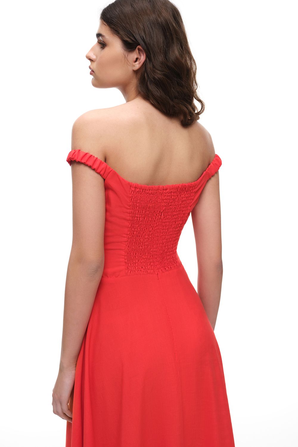 Платье миди (Ciao, Bella!), красное