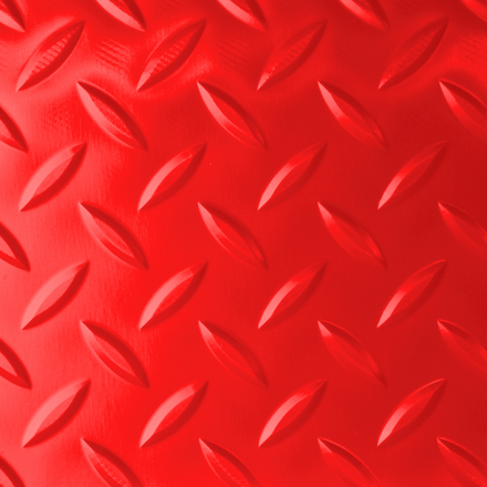 Рулонное резиновое покрытие "КОМФОРТ" - ЕЛОЧКА, ширина 1,2 м, красный, рулон 10м