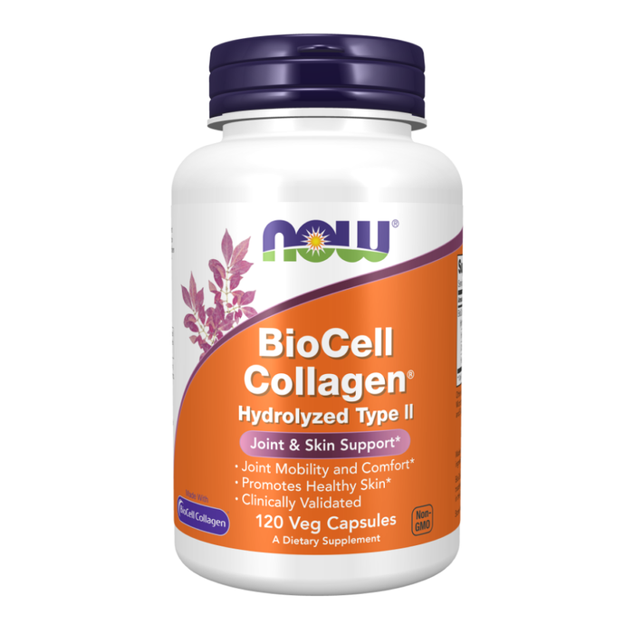 Гидролизованный коллаген тип 2, BioCell Collagen, Now Foods, 120 капсул