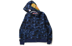 Худи A BATHING APE Color Camo Shark Full Zip Hoodie, 1I20-115-005