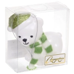 Елочная игрушка «Милый мишка» 8*4*9 см, Салатовый