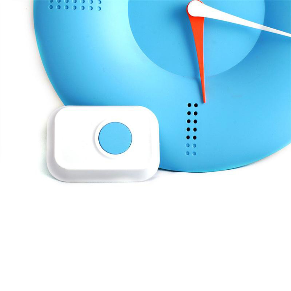 Часы дверной звонок LeFutur голубые