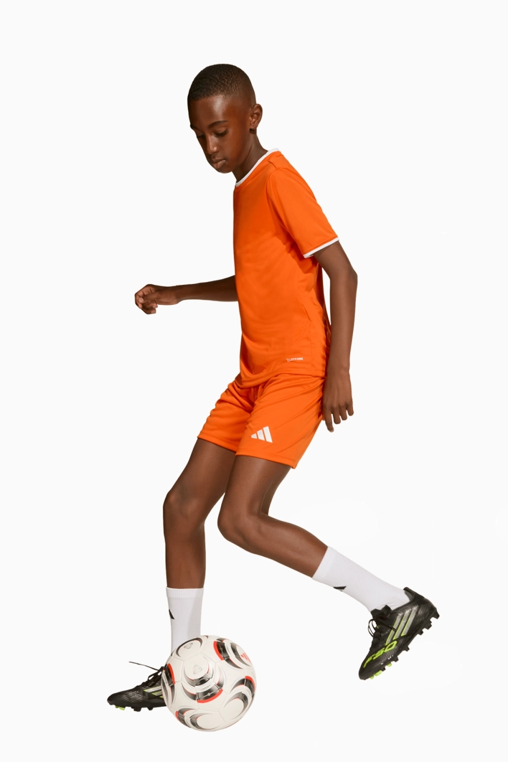 Шорты adidas Entrada 26 Junior - оранжевый