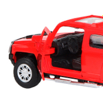 Модель 1:43  Hummer H3, красный,  инерция, откр. двери