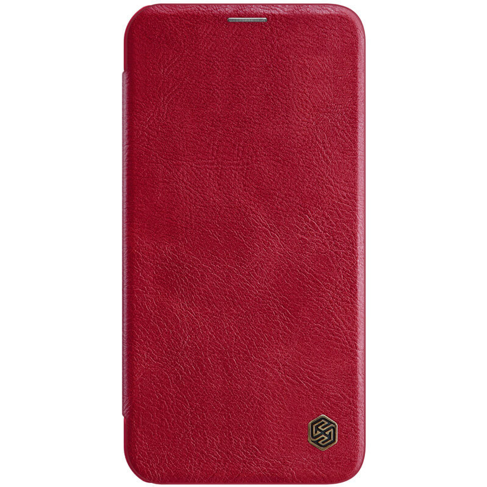 Кожаный чехол-книжка Nillkin Leather Qin для iPhone 12 Pro Max