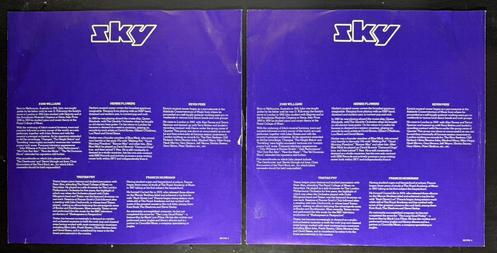 Sky – Sky 2 2LP (Голландия 1980г.)