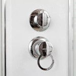 Душевая кабина DTO ЕМ1590 с пультом 90х90