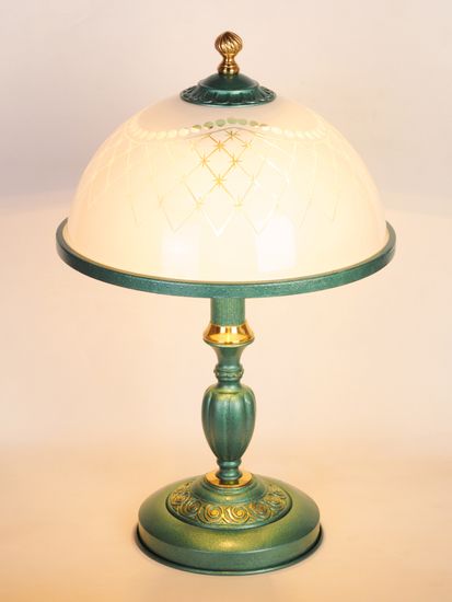 Декоративная настольная лампа Reccagni Angelo P.7202 M GREEN