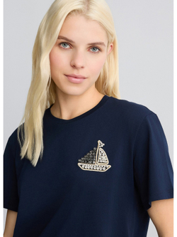 Футболка женская T-Shirt Ricamata LIU JO
