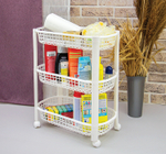 Полка для хранения овощей (3секции) на колесах М2730