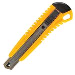 Нож канцелярский 18 мм BRAUBERG "Standard", 3 лезвия в комплекте, автофиксатор, корпус ассорти, 230918