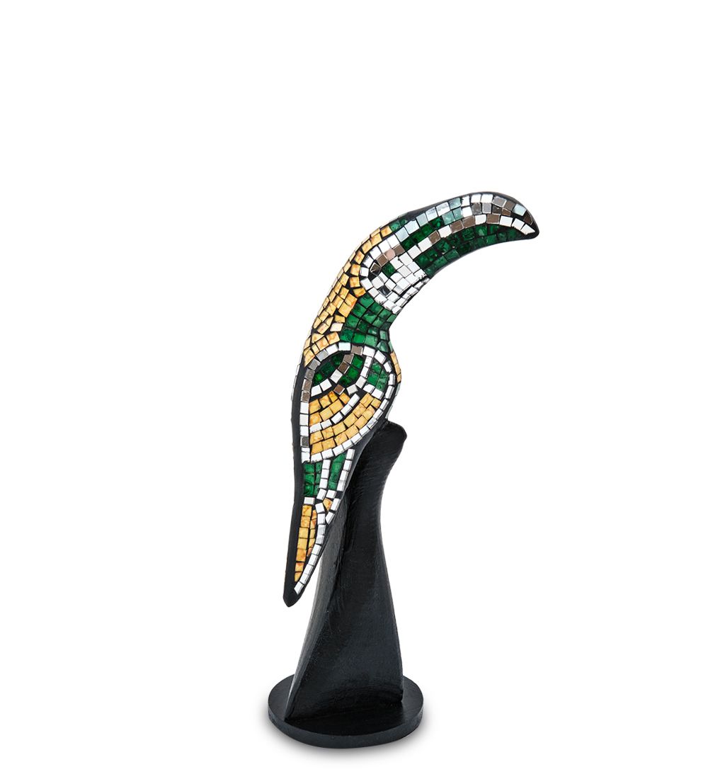 Decor and Gift 23-029-04 Н-р статуэток из трех «Тукан» дерево+стекл.мозаика (50,40,30 см)