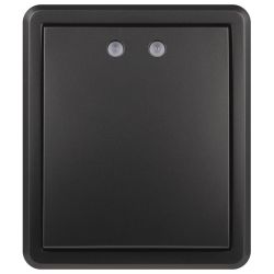 Выключатель ЭРА Эксперт 11-1202-05 с подсветкой IP20 10АХ-250В ОУ антрацит | Эра Эксперт