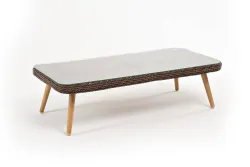 "Прованс" столик журнальный из ротанга, цвет коричневый