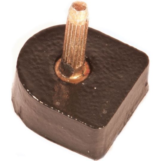 Набойки штучные Architak Classico №13 20х19х6мм, штырь 3мм, чёрный