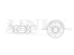 Опора карданного вала UNIO RMP-15179