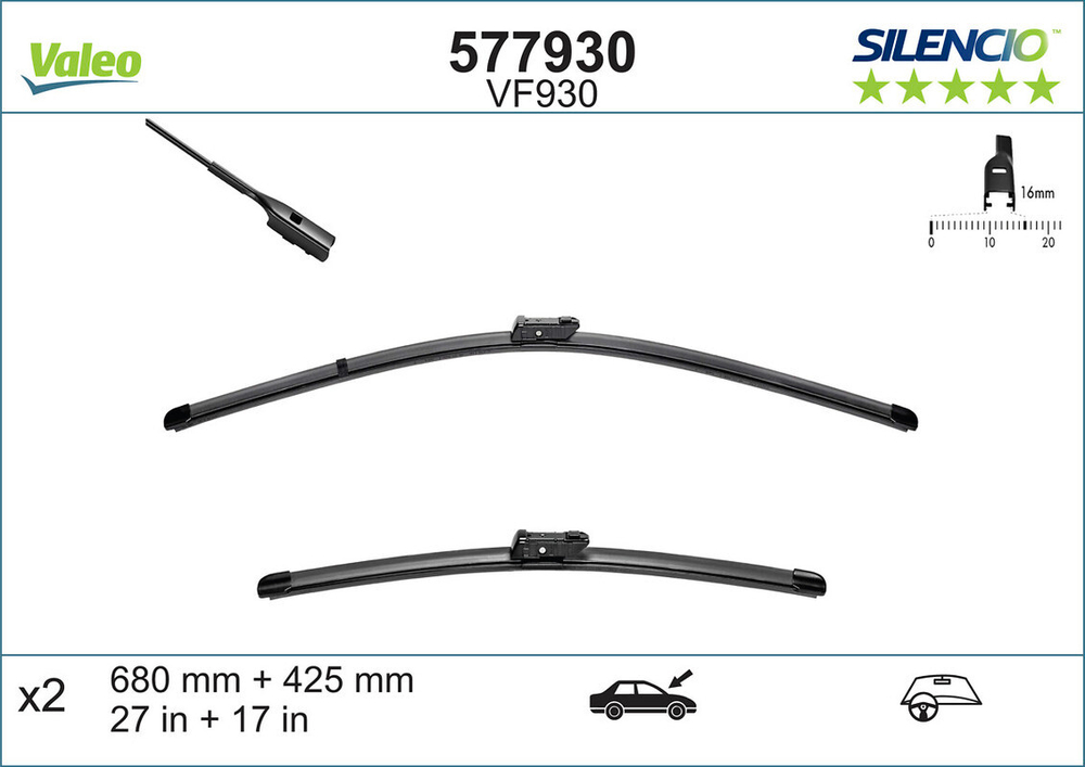 VALEO - 577930-VAL - Wiper Blade
