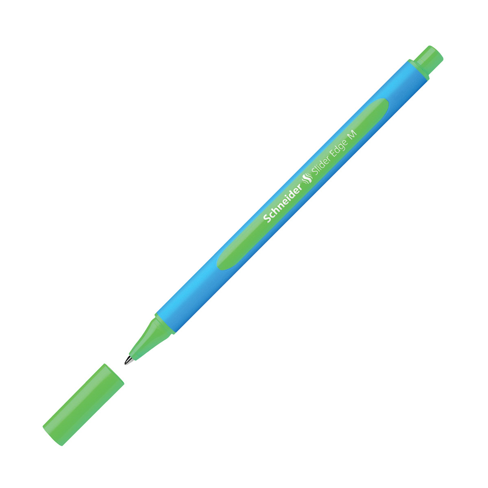 Ручка шариковая Schneider "Slider Edge M" зеленая, 1,0мм, трехгранная 152104