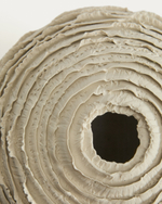 Ваза Evania из бежевой керамики 21 см